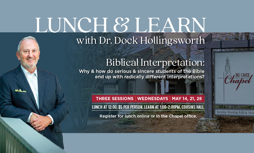 Lunch and Learn with Dr. Dock Hollingsworth