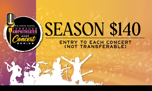 Season Pass - 2025 Terraces Concert Series