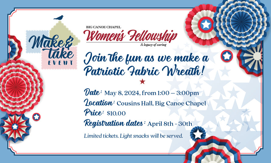 WF - Patriotic Make and Take Workshop