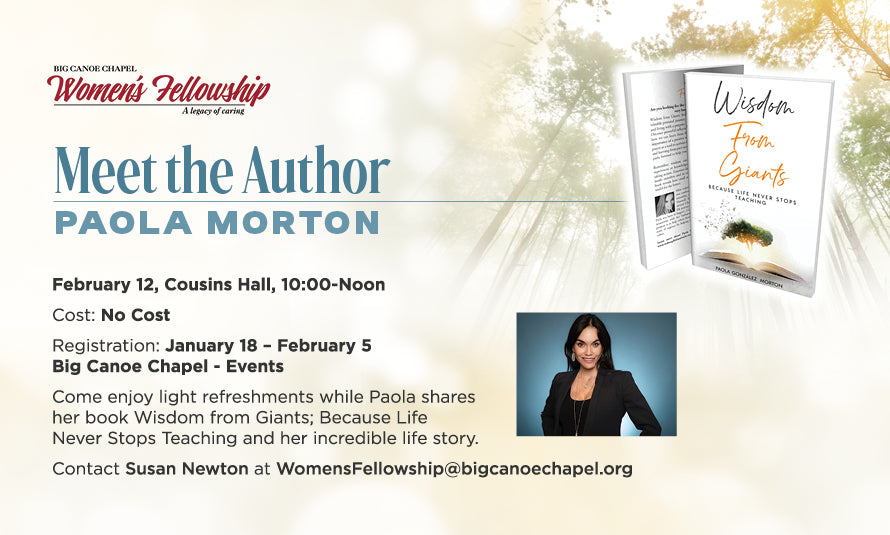 WF Meet the Author Paola Morton