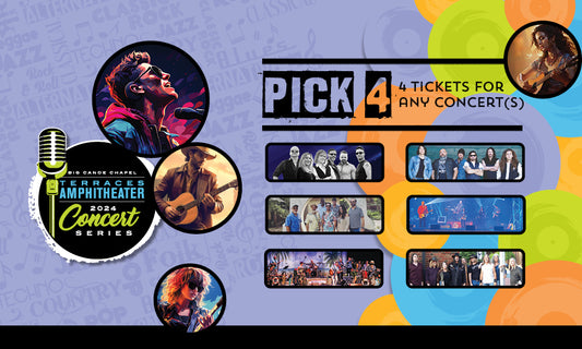 Pick 4 Tickets (2024 Terraces Concert Series)